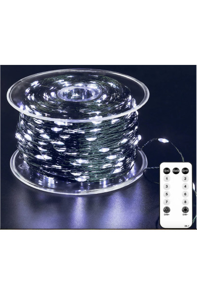 Світлодіодні лед гірлянди для ялинки 50м 500 Led роса Світлодіодні лед гірлянди для ялинки 50м 500 Led роса