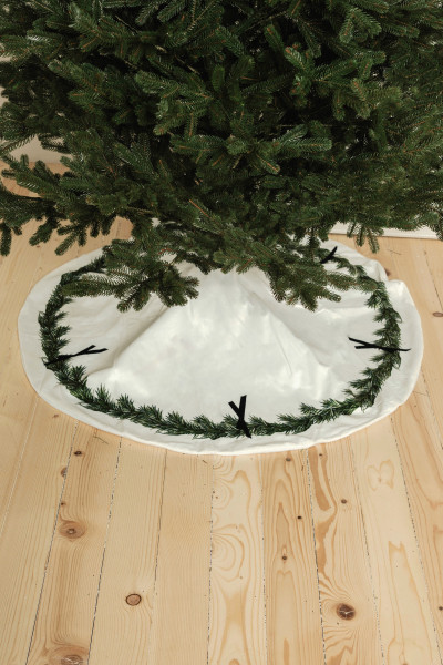 Коврик под елку Белый