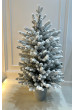 Искусственная литая елка в горшке 1м заснеженная Искусственная литая елка в горшке 1м заснеженная