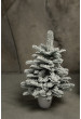 Мини заснеженная литая искусственная елка 65 см