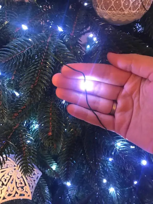 Светодиодные лед гирлянды для елки 120 метров зеленый 1200 Led роса — фото 7