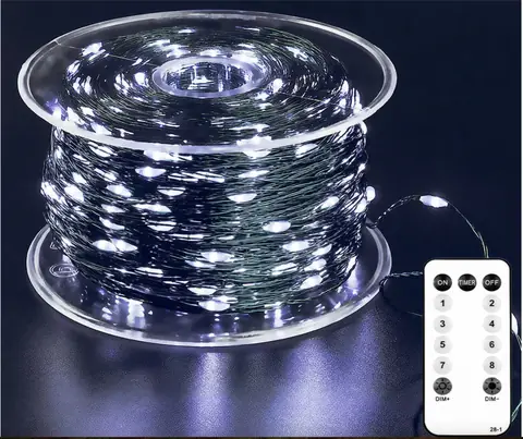 Світлодіодні лед гірлянди для ялинки 50м 500 Led роса